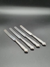 Four Sterling Silver Starter Knives by Cooper Brothers & Sons 1899