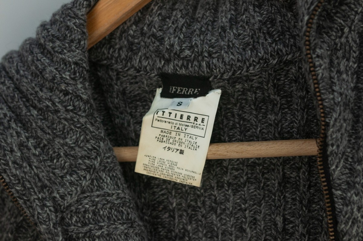 GF Ferre Jeans Knitted Wool Blend One Piece Dress Top Size S Made 