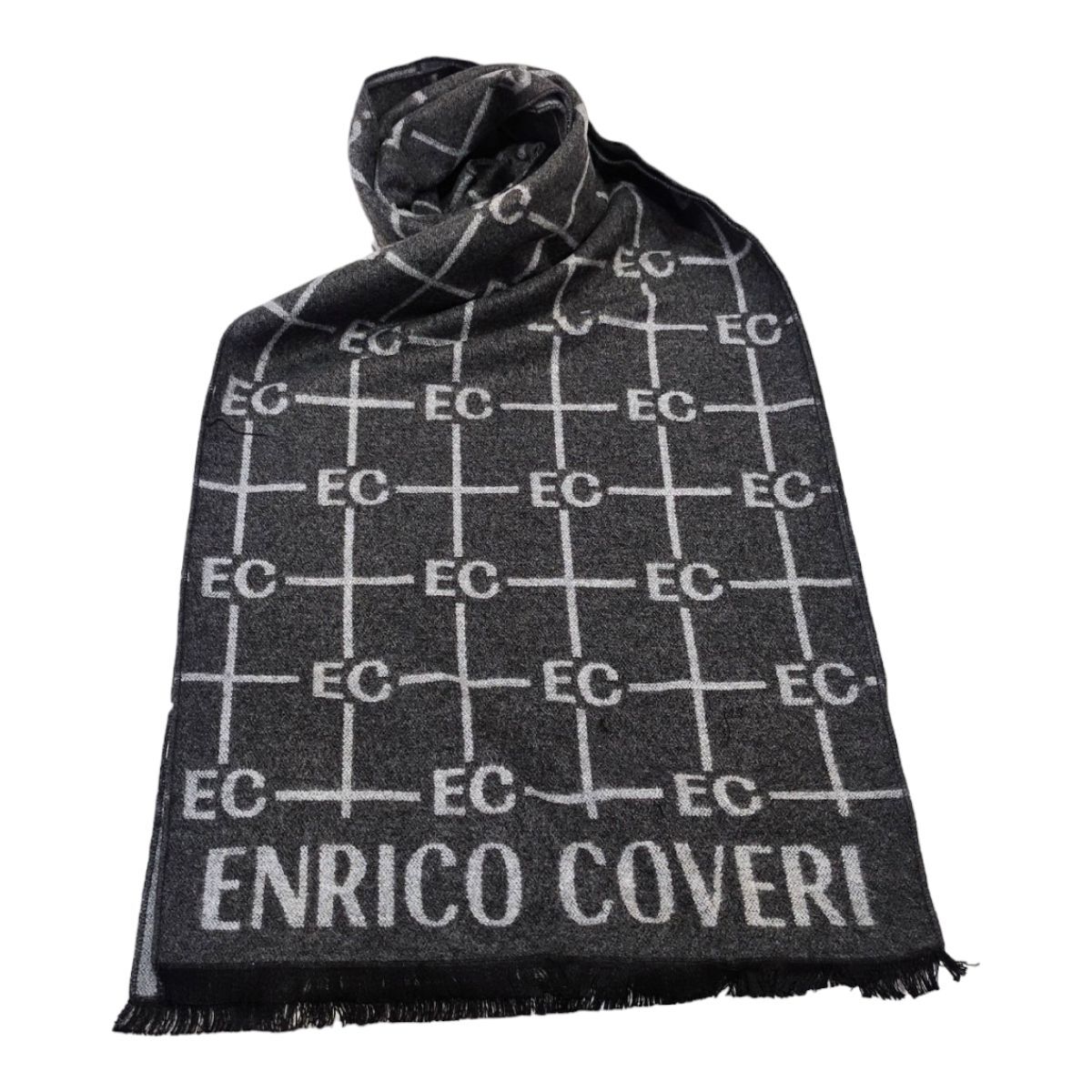 Sciarpa Uomo 100% Viscosa Sfrangiata Coprispalle 180x30 In Box