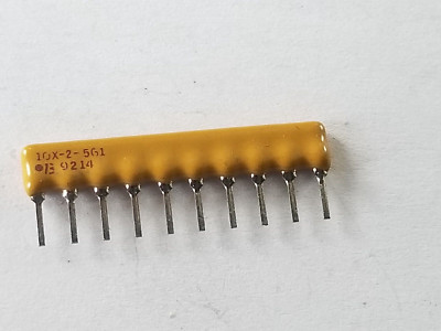 Lot of 10 BOURNS 10X-2-561 NETWORK RESISTOR ARRAY 561 OHM 2% CIRCUIT 10 ...