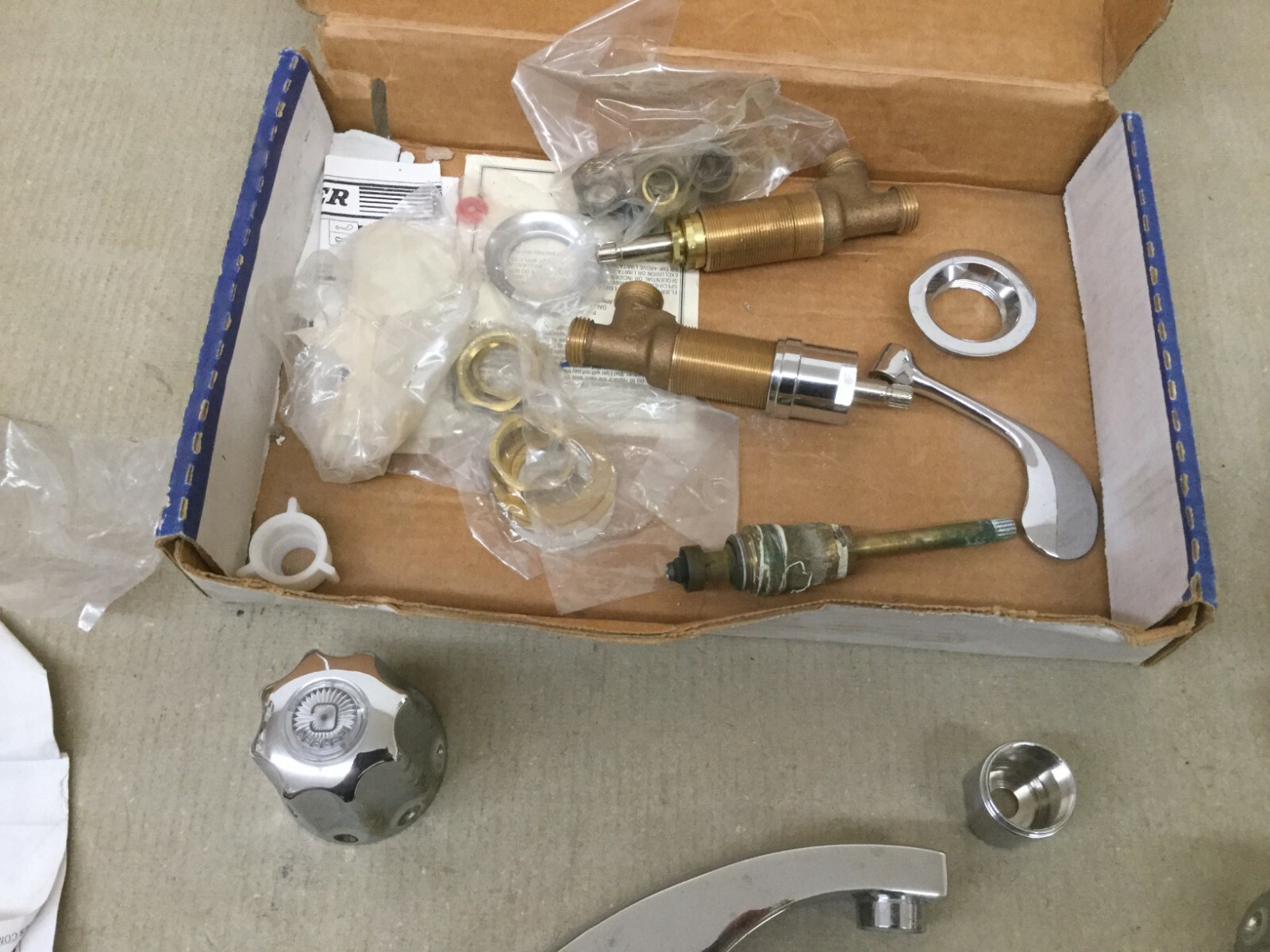 ELJER 559025500 MINIWIDESPREAD LAV SINK FAUCET, PARTS, CHROME eBay