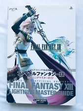 Final Fantasy XIII 13 Lightning Master Guide Strategy Book with Poster List Card