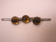 5/16" Amber Glass Domes Vintage Formal Tuxedo Shirt Prom Groom Stud set e07