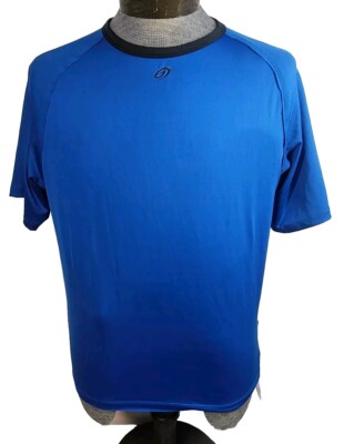 Nautilus Fitness Apparel T Shirt Mens Medium M Blue Relaxed Fit NOS 2008