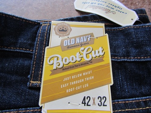 Old Navy Boot Cut Men's Jeans 42 x 32 New with Tags - Picture 2 of 6