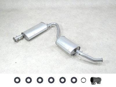 Pot D'échappement MTS Pour Peugeot Boxer, Fiat Ducato, Citroën Jumper - Référence 01.60209, Longueur 1500mm