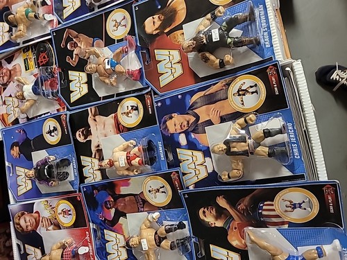 WWE Mattel Retro Set Of 12 Figures Hardy Rollins Mr T Braun Jericho Angle Etc - Picture 8 of 12