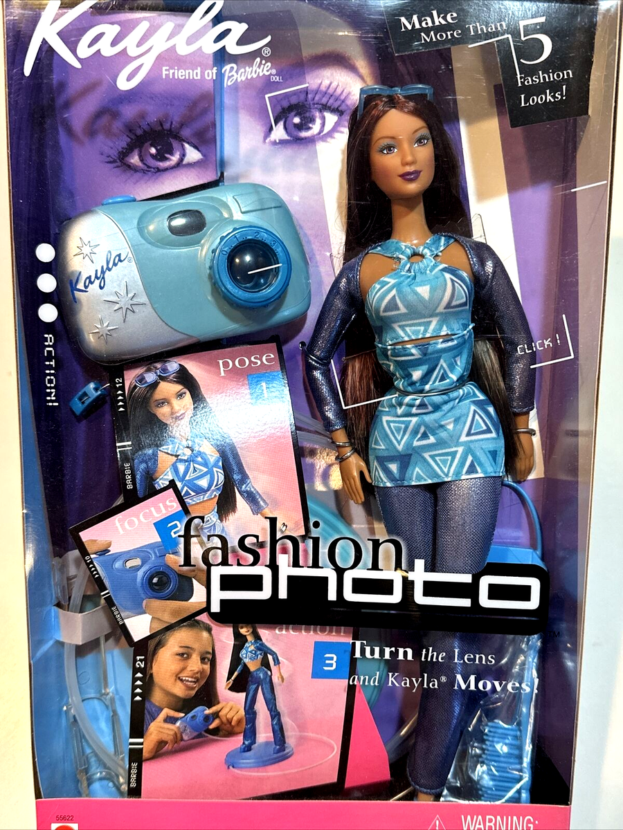 Fashion Photo Barbie Kayla doll Latina Hispanic ~ with camera