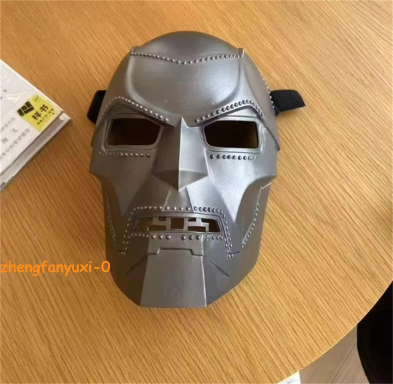 Victor Von Doom Doctor Doom Cosplay Resin Mask Sliver Helmet Halloween Prop Gift - Image 4 of 4