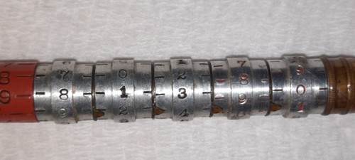 HOUK ADDING PENCIL CO-St. Louis, MO., U.S.A." Emaillierter Körperarbeit Mech Bleistift - Bild 12 von 17