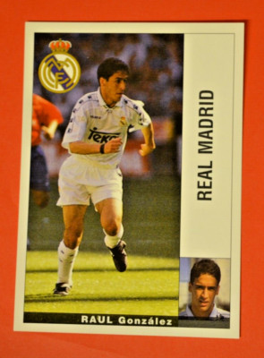 RAUL GONZALEZ BLANCO - REAL MADRID 1999-00 CROMO ESTE PANINI LA LIGA 99/00