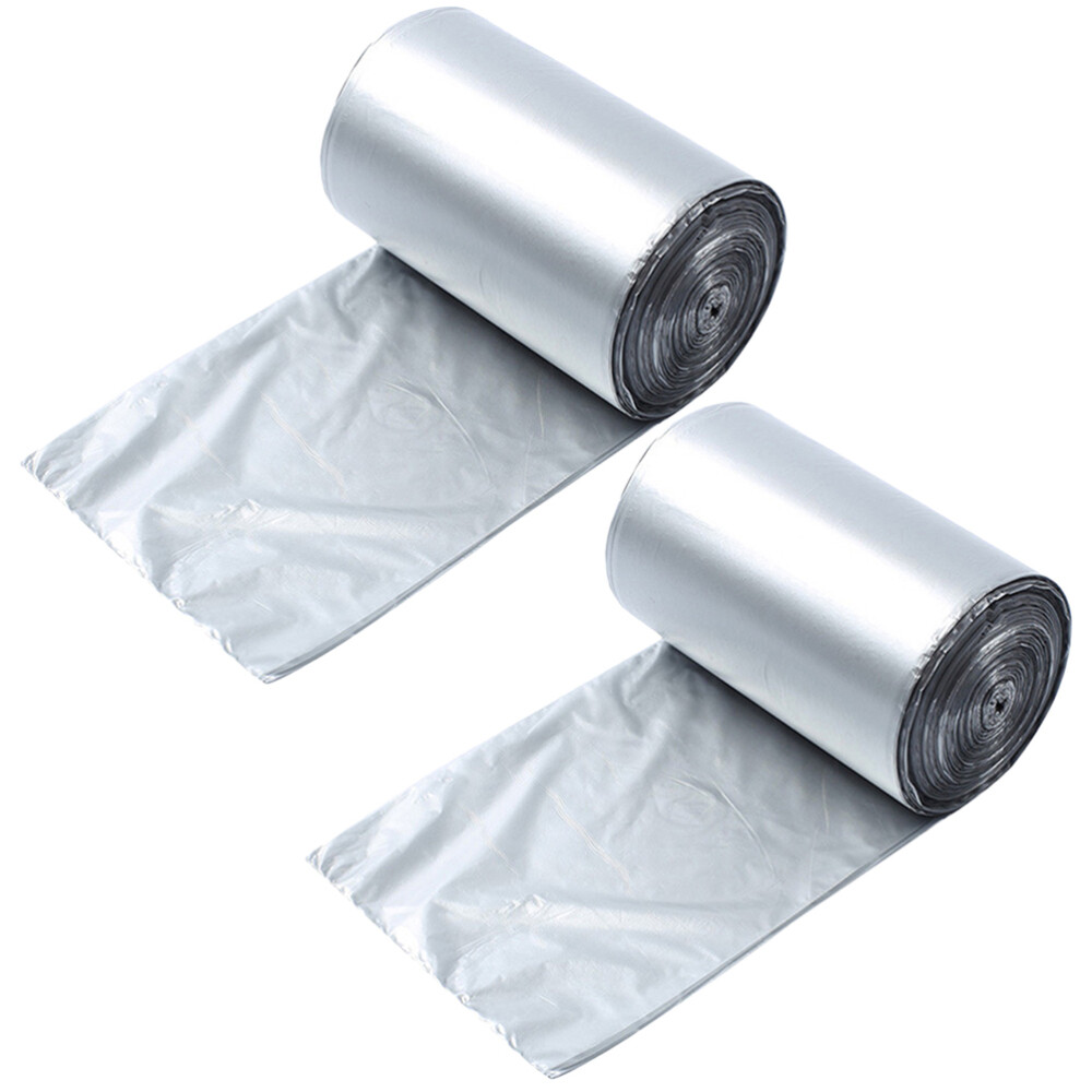 2 Rolls Trash Can Lid Produce Bags for Garbage Collection and Litter