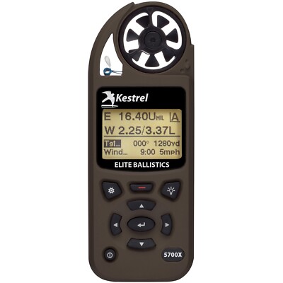 Kestrel Elite Weather Meter 0857XALFDEM With Applied Ballistics and LiNK