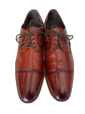 Stacy Adams Dickinson Cognac Cap Toe Oxford Dress Shoes Men’s Size 12 Stacy Adams Men main image 2