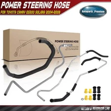 4x Power Steering Return Reservoir Hose for Toyota Camry ES300 Solara 2004-2008