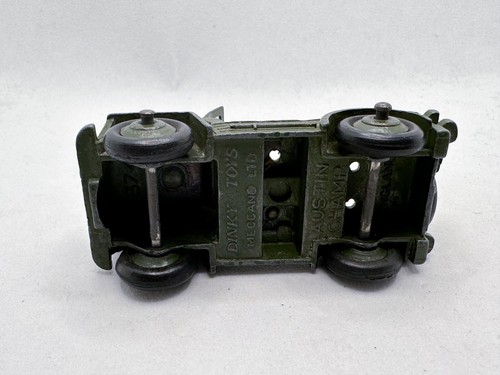 DINKY TOY 674 AUSTIN CHAMP JEEP ARMY MILITARY DIECAST MODEL CAR RIDGED HUBS MINT - Picture 5 of 5
