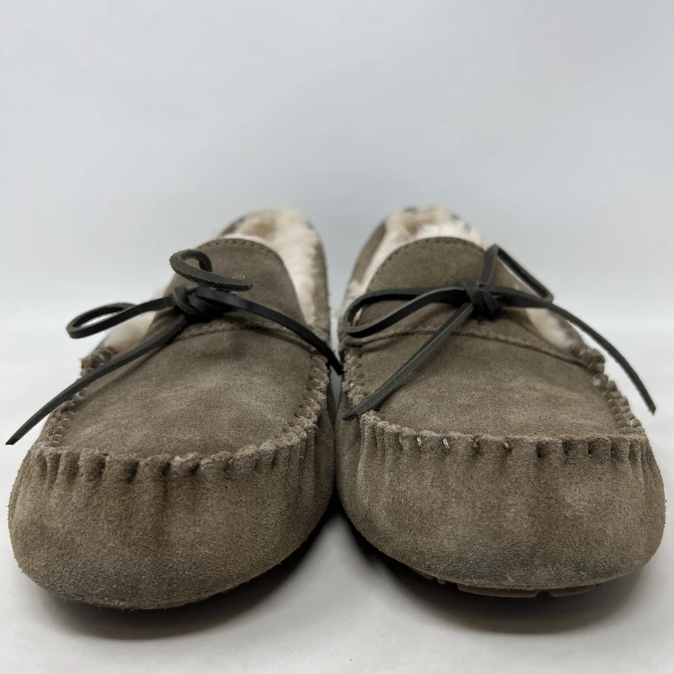 UGG Corvin Loafer Sz.11 Slipper Men's Moccasins Suede Fur Driver - Image 3 of 4