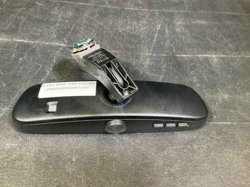 06-13 BMW 1 3 SERIES AUTO DIM REAR VIEW MIRROR LED HOMELINK COMPASS E90 E82 E92 - Picture 3 of 5