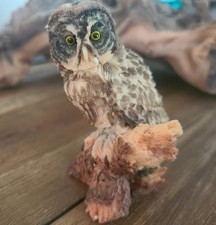Westland Vintage Owl Figurine 3.25" Inch Tall Hand Painted