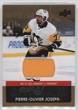 2021-22 Upper Deck Series 1 Debut Dates Jersey Pierre-Olivier Joseph #DD-10 7ci