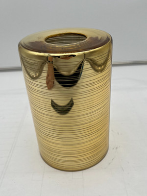 Toltec Lighting #6400 Gold Matrix Glass 4'' wide