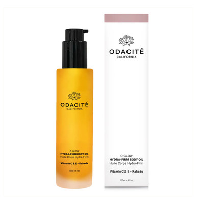 NIB Odacite' California C-Glow Hydra-Firm Body Oil - 120 ML/4 FL OZ - RP $48.00!