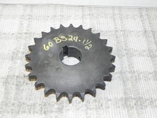 Martin 60BS24 1-1/2 Sprocket, 1-1/2" Bore 80 Roller Chain 1" Pitch 24 Teeth