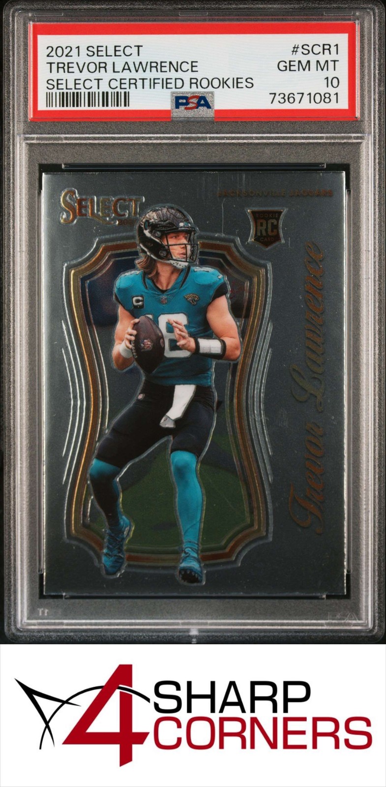 Trevor Lawrence Panini Select Certified Rookies #SCR1 Base