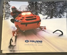 2001 POLARIS SNOWMOBILE CLOTHING  ACCESSORIES SALES BROCHURE Catalog