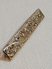Antique Filigree Silver and Gold Tone Brooch marked Germany — photo 5