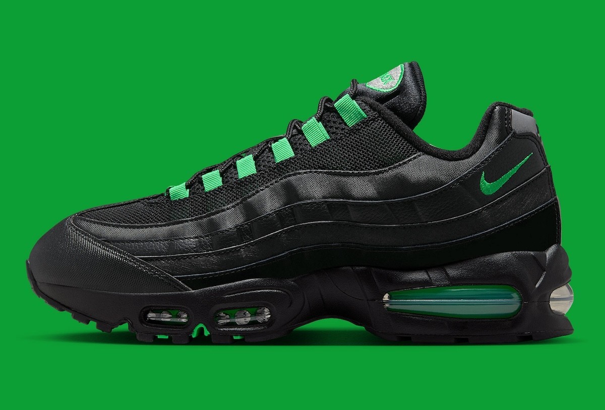 Nike Air Max 95 OG Big Bubble Black Green Shock Men's Sports
