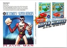 Dr Jim Stamps Fdc Panda Cachets 4X6 Card Dc Super Heroes Plastic Man