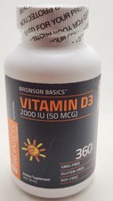 Bronson Basics Vitamin D3 2000 IU 360 Tablets...