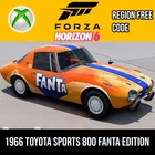 Forza Horizon 6: 1966 Toyota Sports 800 Fanta Edition | Global Xbox CODE | FH6