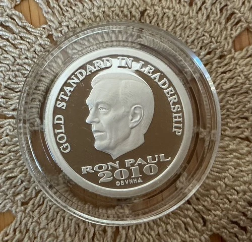 2010 Ron Paul 1/2 oz. .999 fine Silver coin Round $25 half Troy ounce