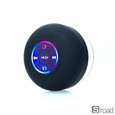 IPX4 Waterproof BT Speaker, Suction Cup, Portable, Hands-Free, 10H Playtime