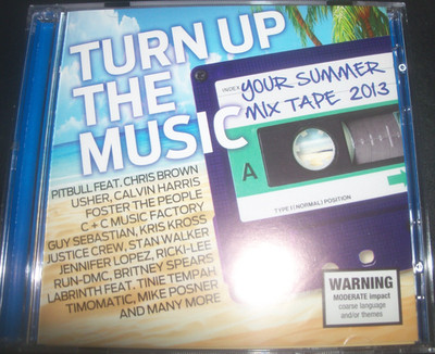 Turn Up The Music Various 2 CD Pitbull Usher Chris Brown Run-Dmc & More   New