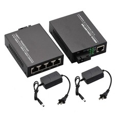 10/100/1000Mbps Single Mode 1&4 RJ45 Ethernet...