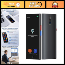 Upgraded AI Language Translator Device - 150 Languages, No WiFi, 5.5" Screen, Re