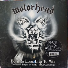Motörhead – Born To Lose, Live To Win The Bronze Singles 1978-1983 10 CD Box Set