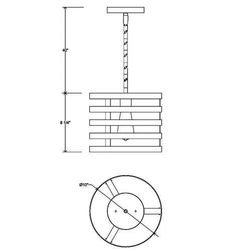 MYA 1-Light Mini-Pendant, Antique Bronze - Picture 3 of 5