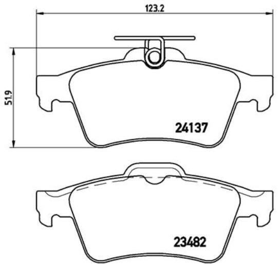 Plaquettes de frein Brembo P 59 042 idéales pour trajets urbains et pluie