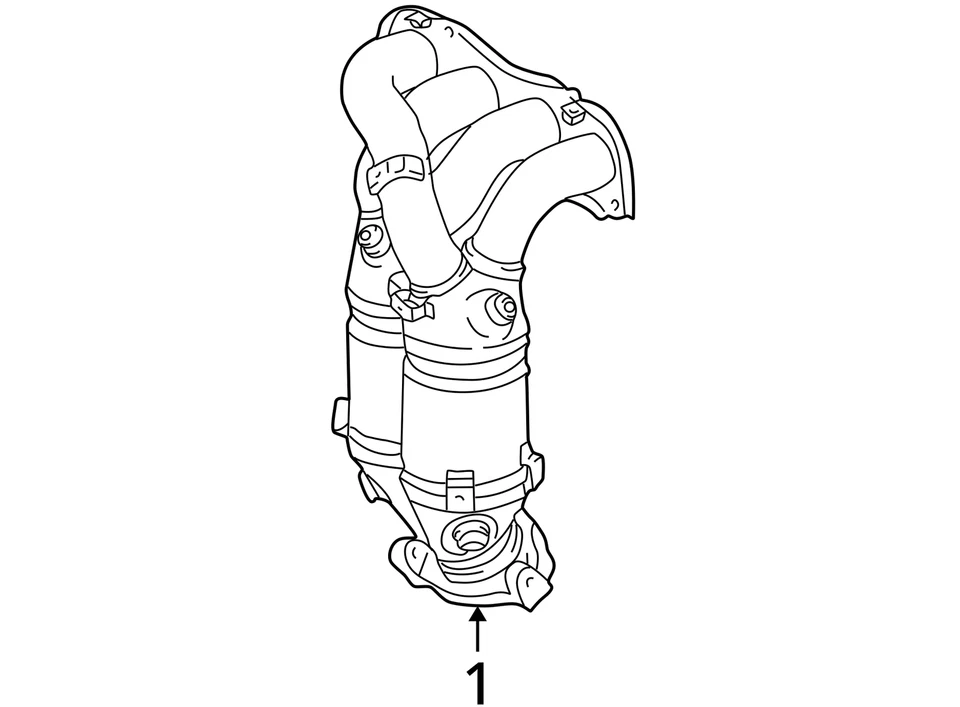 Colector de escape Toyota Rav4 2004-2005 59426 2505128430 Foto 4 de 4