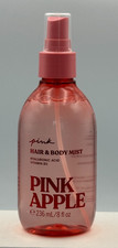 Victoria's Secret Pink Apple Hair Body Mist With Hyaluronic Acid 8 fl oz New