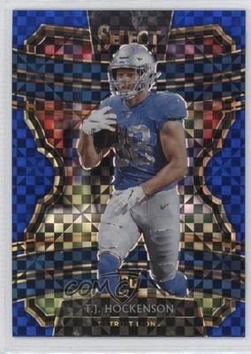 2019 Panini Select Concourse Blue Prizm /175 TJ Hockenson #38 Rookie RC 1e6a