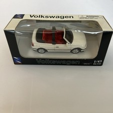 Newray VW Golf Cabriolet 1993 NR519 1/43 Scale White Boxed Diecast Model Car