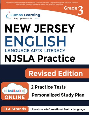 New Jersey Student Learning Assessments (NJSLA) Test Practice: Grade 3 Engli...
