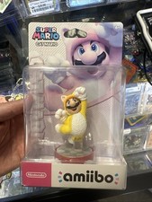 NIB 2020 Nintendo Amiibo Super Mario 3D  World Yellow Cat Mario Game See Picture