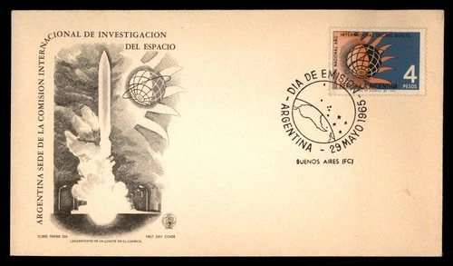 Mayfairstamps Argentina FDC 1965 Earth Sun Shuttle First Day Cover aax_56403