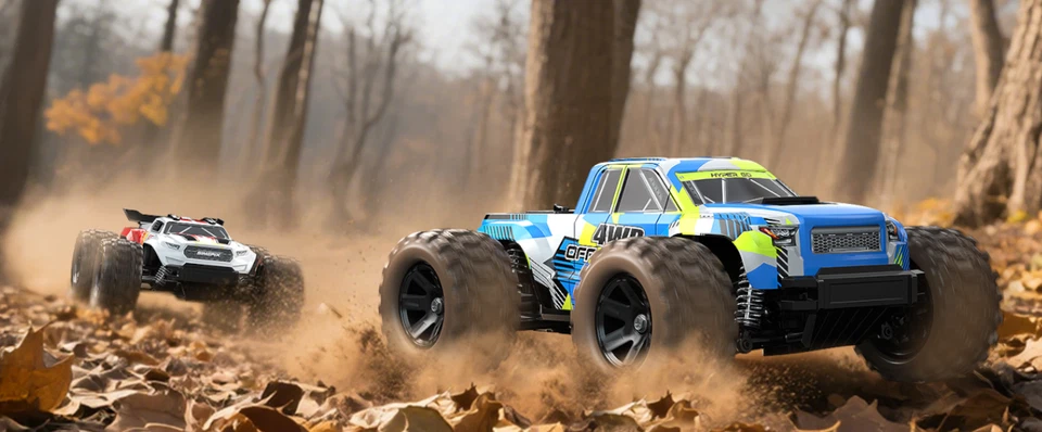HYPER GO MTX18 2-IN-1 MONSTERTRUCK/TRUGGY 1:18 RTR MIT 2 KAROSSERIEN AMEWI 22754 - Bild 4 von 4